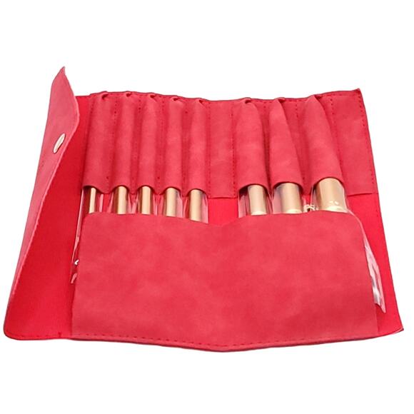 Luxie Glitter and Gold Brush Set 9 Piece With Pouch - Picture 6 of 6